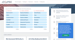Desktop Screenshot of jdsupra.com